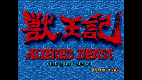 Altered Beast ( Sega Genesis / Sega Mega Drive ) - ( FULL GAME ) - Longplay / Playthrough