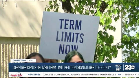 Kern Residents deliver term limit petition signatures to county