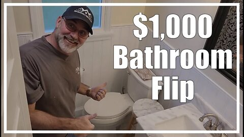 Flip a Bathroom for CHEAP! | Home Renovation Part 2 | 2021/24