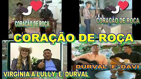 DOMINGO TEM CORAÇÃO DE ROÇA COM DURVAL DA DUPLA DURVAL E DAVI