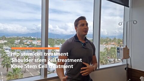 Chris´s hips, shoulder and knee repair with Stem Cells