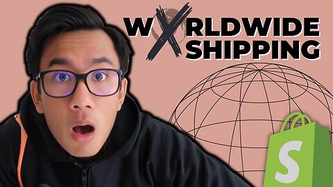 Shopify Can't Ship Worldwide FIX (Shipping Option Restricted)