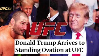 Donald Trump Receives MASSIVE Standing Ovation At UFC 302 After Conviction, The Fans LOVE Him!