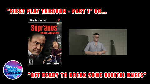 PS2 Sopranos Road To Respect - First Play Through - Part 1
