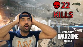 EPIC 22 KILL GAMEPLAY! MY BEST WARZONE MOBILE VICTORY GAMEPLAY! (Call Of Duty Warzone Mobile).