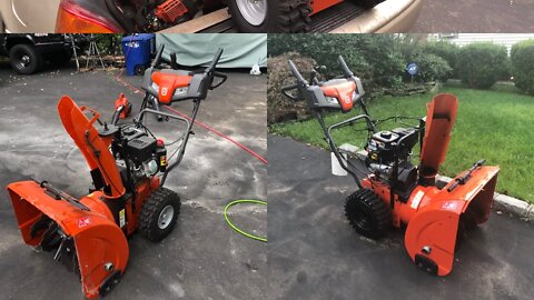 HUSQVARNA ST224 Snow Blower Surges No Start Runs and Dies HOW TO FIX Replace Carburetor $8