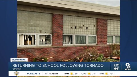 Goshen schools returning to class following EF2 tornado aftermath