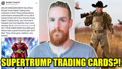 Trump's BIG Announcement is TRADING CARDS?!?!?! w/ Behizy