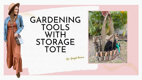 Gardening tools with storage tote review