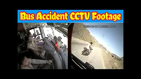 Accident on the way from Karachi to Panjgur | CCTV footage of bus | #Shorts