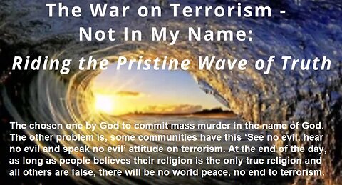 Christianity is Not a Religion of Peace or The Truth About Terrorism in Old Testament