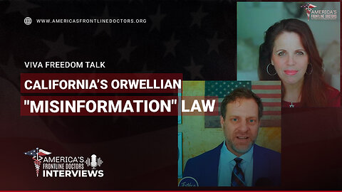 Viva Freedom Talk with Dr. Simone Gold 'California's Orwellian "Misinformation" Law'