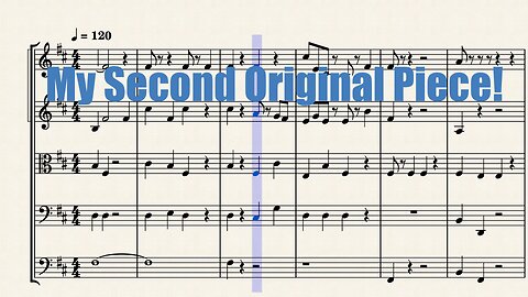 My Second Original Piece Ever Made In MuseScore! | Short Piece For Quintet Part 2 (2019)