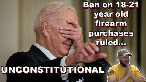 ALERT! California ban on gun sales for 18 - 21 year olds found UNCONSTITUTIONAL!!!