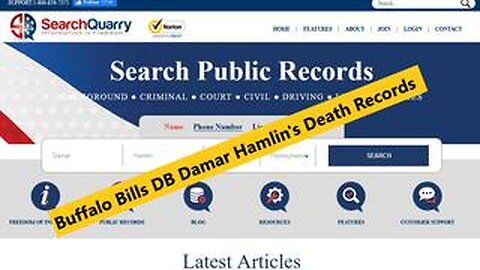 Buffalo Bills DB Damar Hamlin's Death Records (Part 1)