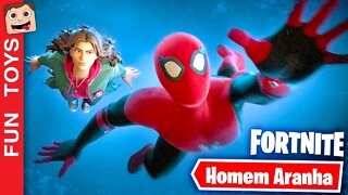 FINALMENTE o Homem Aranha no FORTNITE! Mostramos PODERES e TRAJES do Spider Man: Sem Volta para Casa