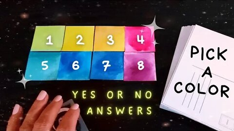 Yes or No? Pick a Card Tarot Quick Reading Intuitive 3 min