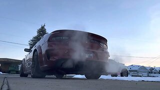 2021 SRT Dodge Hellcat Widebody Cold Start / 3” Mid Muffler Delete / 4.5” AFE Tips