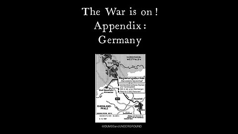 THE WAR IS ON! - APPENDIX: AHRTAL - GOVERNMENT BUNKER FLOODED