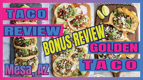 Can I Survive a 4-Taco Challenge at Golden Taco Mesa? | Taco Taste Test