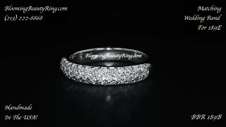 BBR 189B Handmade In The USA Matching Wedding Band For Engagement Ring BBR 189E