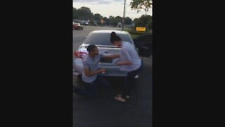 K Willis LMPD police officer helps man take his marriage proposal to the extreme