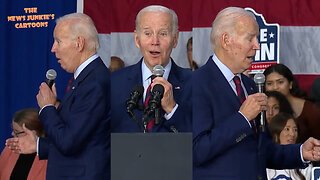 "I'm not a joke" Biden: "Republicans.. are going to impeach me.. this is not a joke.. for what? I have no idea."