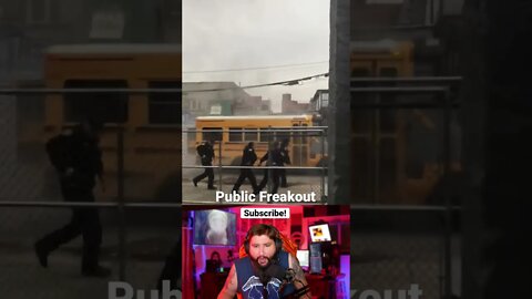 School bus PLOWS THROUGH cars in Brooklyn