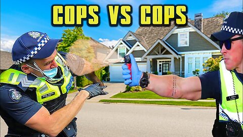 dumb cops who got owned by higher authority