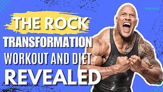 The Incredible Transformation of Dwayne Johnson | Workout and Diet Secrets Revealed!