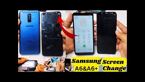 Samsung Galaxy A6 plus screen restoration || How To Replace The Screen Samsung A6 Plus