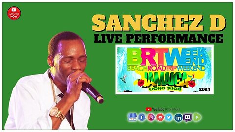 Official Reggae Live Performance: Sanchez D at BRT Weekend Jamaica 2024