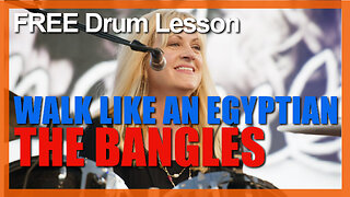 ★ Walk Like An Egyptian (The Bangles) ★ Video Drum Lesson | How To Play SONG (Debi Peterson)