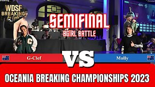 G-CLEF VS MOLLY | SEMIFINAL BGIRL | WDSF OCEANIA BREAKING CHAMPIONSHIPS 2023