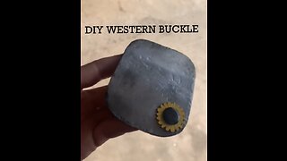 DIY WESTERN BUCKLE OUT OF SCRAPS