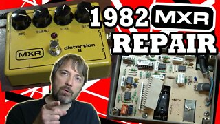 1982 MXR Distortion II Guitar Effects Pedal REPAIR