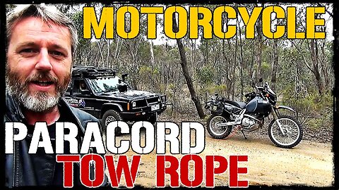 Motorcycle Paracord Tow Rope