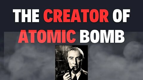 Portrait of The Father of the Atomic Bomb J Robert Oppenheimer