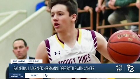 Courageous Torrey Pines HS basketball player Nick Herrmann dies from cancer