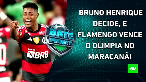 Flamengo BATE o Olimpia no Maracanã e ABRE VANTAGEM no MATA-MATA da Libertadores | BATE PRONTO