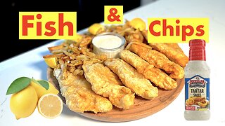 AMAZING Beer batter FISH & CHIPS