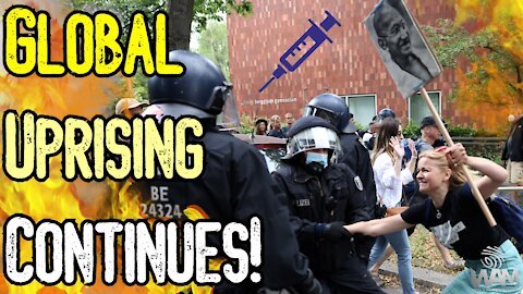 HUGE Protests In Germany As GLOBAL UPRISING CONTINUES! - Police ATTACK Activists - Protests BANNED!