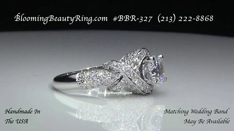 BBR-327E - Engagement Ring By Blooming Beauty Ring Company