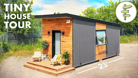 Stunning Tiny House with Smart Detachable Trailer Design - Full Tour