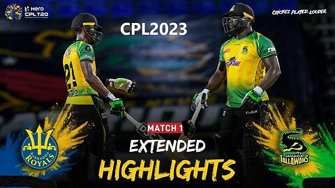 CPL 2023 Match 1 Highlights 2023 Jamaica Tallawahs vs St Lucia Kings Caribbean Premier League