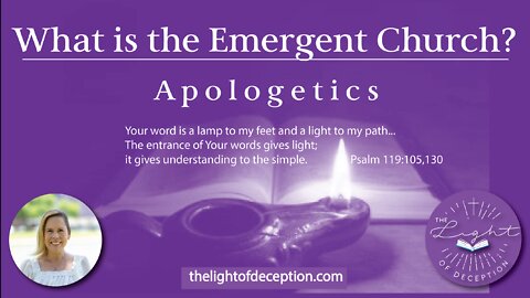 What Is the Emergent Church Booklet Overview | Danette Lane