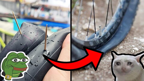 Bicycle Puncture. How to change a bicycle inner tube, remove and install.