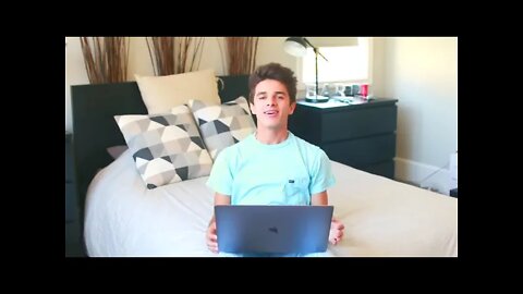 Brent Rivera Showing his first YouTube video