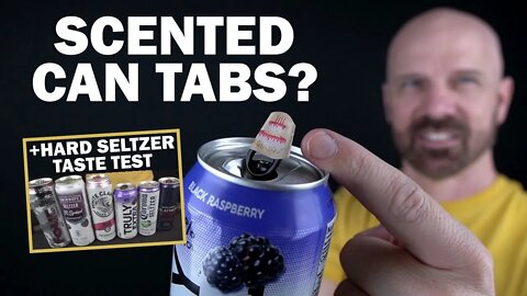 Testing "Tasty Tabs" Scented Can Stickers plus Hard Seltzer Comparison!