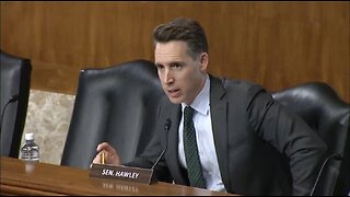 Sen Josh Hawley SHREDS Dems Climate Radicalism